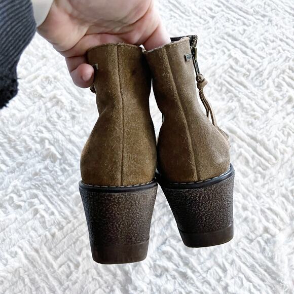 Eskandalo & Kaos Suede Wedge Booties - Picture 5 of 7